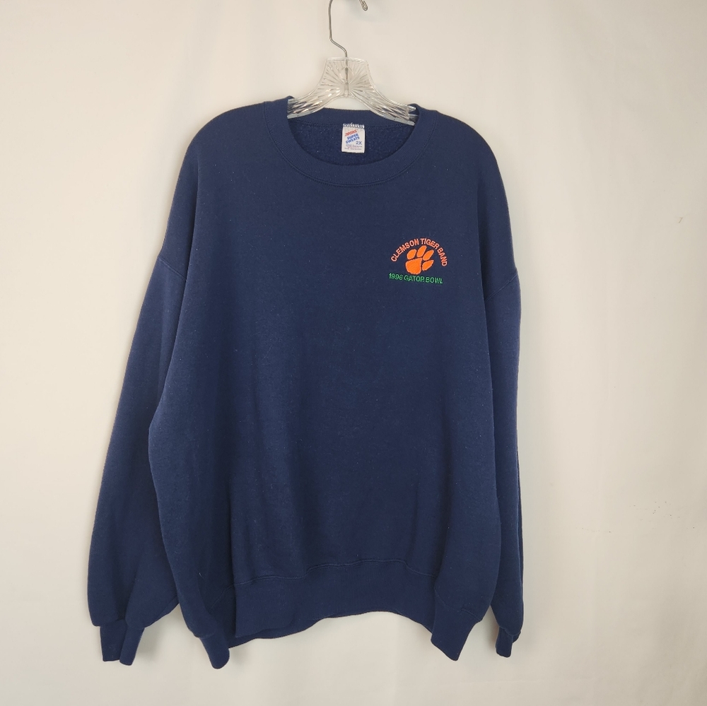 Vintage Clemson University 1996 Gator Bowl Tiger BAND Sweatshirt